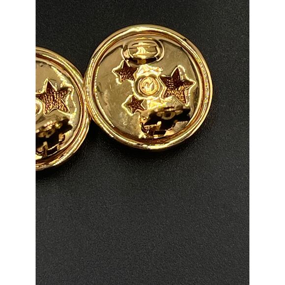 SWAROVSKI Swan Celestial Moon Stars Saturn Pave Crystal Blue Enamel Clip Earring - Picture 3 of 8